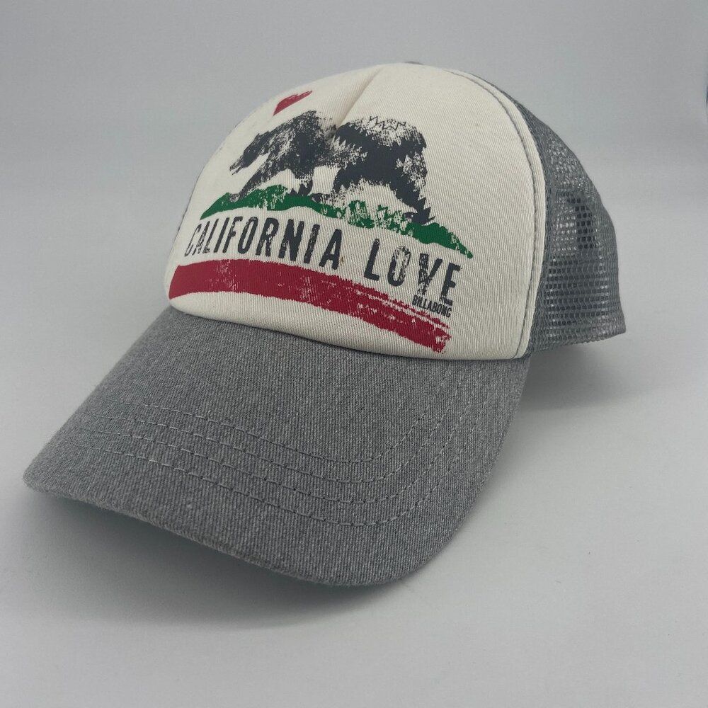 Billabong California Love Trucker Baseball Cap Hat Bear Mesh Snapback